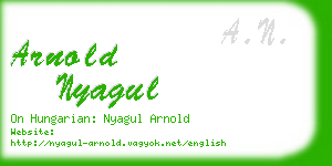 arnold nyagul business card